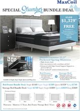 Load image into Gallery viewer, Maxcoil Slumber Master Mattress Bundle