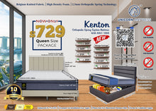 Load image into Gallery viewer, Kenton Orthopedic Spring Mattress + Bedframe Bundle