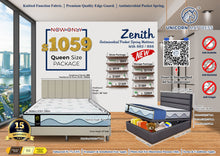 Load image into Gallery viewer, Unicorn Zenith Pocketed Spring Mattress Bundle