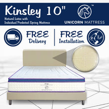 Load image into Gallery viewer, Unicorn Kinsley Latex Pocketed Spring Mattress