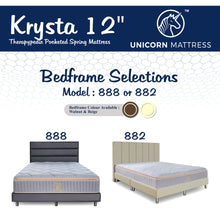 Load image into Gallery viewer, Krysta Pocketed Spring Therapypedic Mattress + Bedframe Bundle