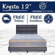 Load image into Gallery viewer, Krysta Pocketed Spring Therapypedic Mattress + Bedframe Bundle