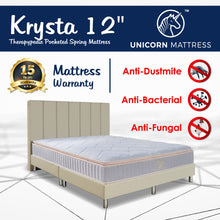 Load image into Gallery viewer, Krysta Pocketed Spring Therapypedic Mattress + Bedframe Bundle