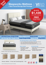 Load image into Gallery viewer, Viro Sleepworkx Pocketed Spring Mattress