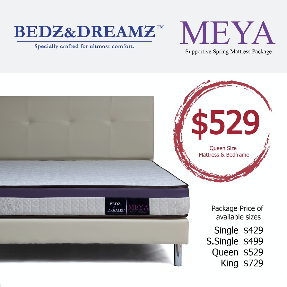 Bedz & Dreamz Meya Mattress + Bed