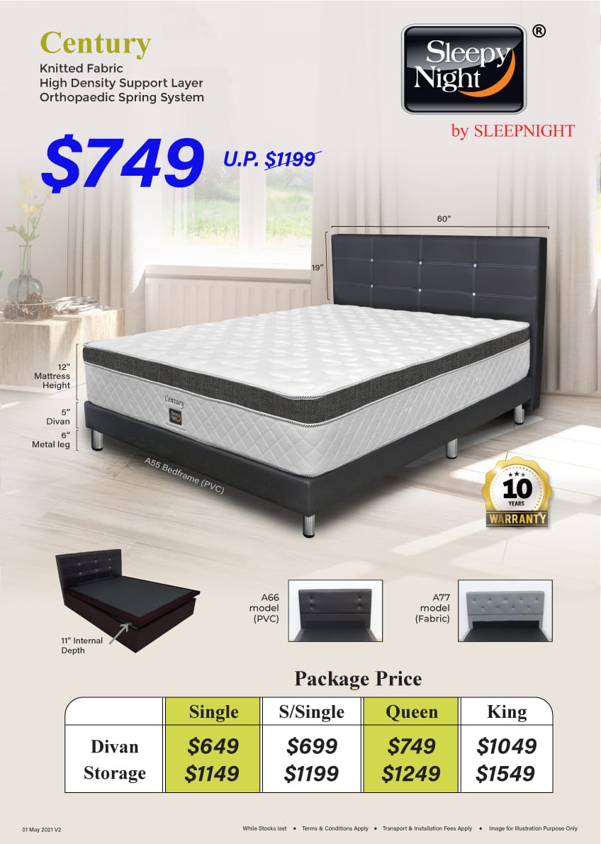 sleepynight-century-mattress-package