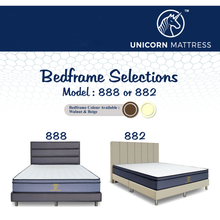 Load image into Gallery viewer, Unicorn Hilton Back Support Spring System Mattress + Bedframe Bundle
