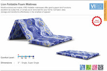 Load image into Gallery viewer, Viro Lion Foldable Foam Mattress
