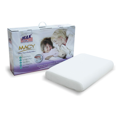 maxcoil macy memory foam pillow