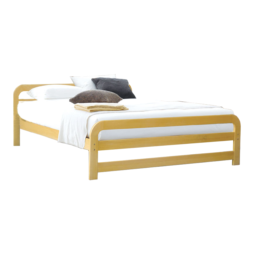 King Wooden Bedframe f666